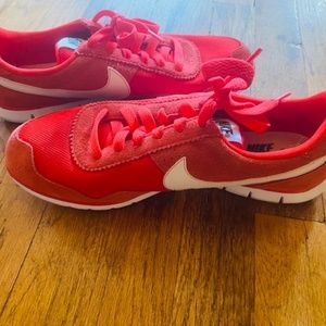 Nike Women’s Victoria Red White Suede Sneakers
